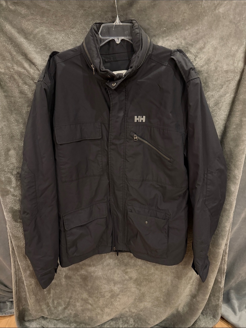 Helly Hansen Men's Black Field Jacket with HH Logo